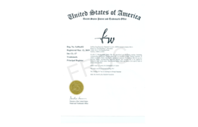 US Trademark Certificate<span>美国商标证书</span>