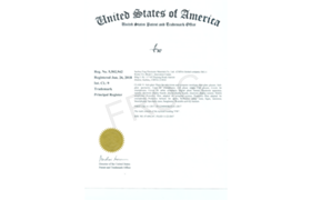 US Trademark Certificate<span>美国商标证书</span>